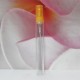 Tube Glass 8 ml Clear with PE Sprayer: ORANGE